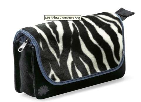 Nici - Wild Friends - Zebra Cosmetic Bag - Click Image to Close
